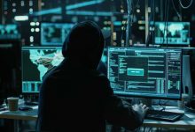 hacker doing DDoS attack