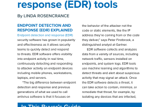Download our endpoint detection and response (EDR) buyer’s guide