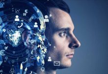 artificial intelligence AI man face