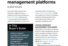 Download the unified endpoint management (UEM) platform enterprise buyer’s guide