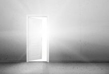 shutterstock 166345925 open door with sunlight shining through doorway