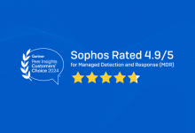 Sophos nommé ‘Customer’s Choice’ par Gartner® Peer Insights™ dans la catégorie Services MDR (Managed Detection and Response) pour la 2ème année consécutive