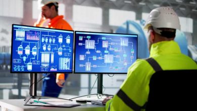 Man Working In Power Plant Electricity Generation